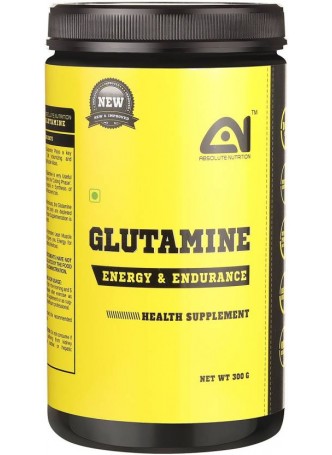 absolute nutrition glutamine 300 gm
